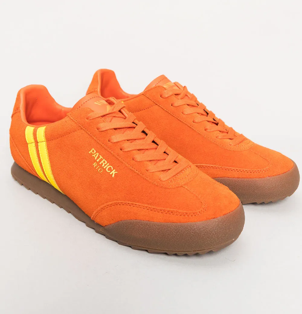 Patrick Rio Trainers Orange/Yellow