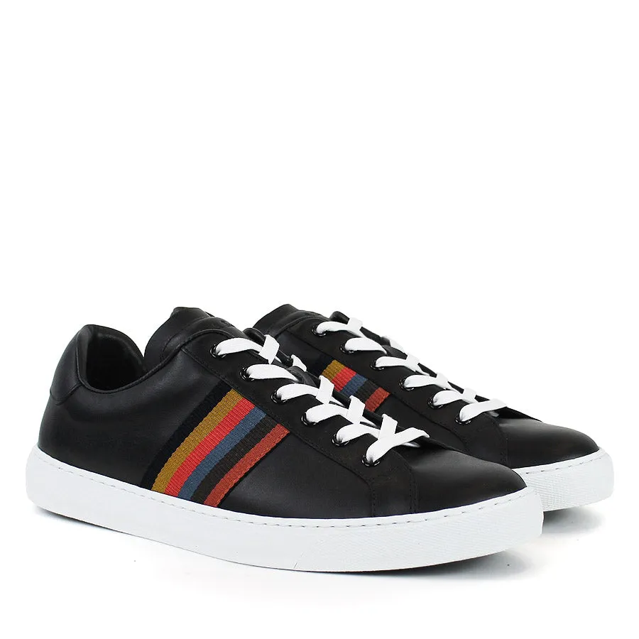 Paul Smith - Hansen 'Bright Stripe' Trainers in Black