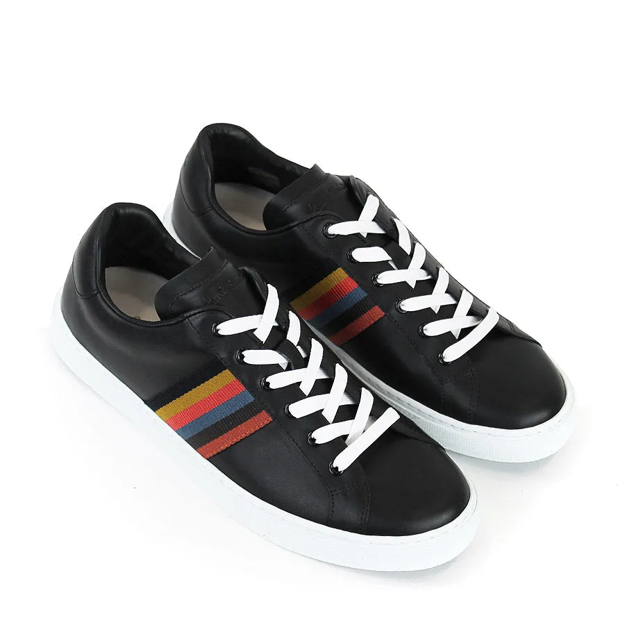 Paul Smith - Hansen 'Bright Stripe' Trainers in Black