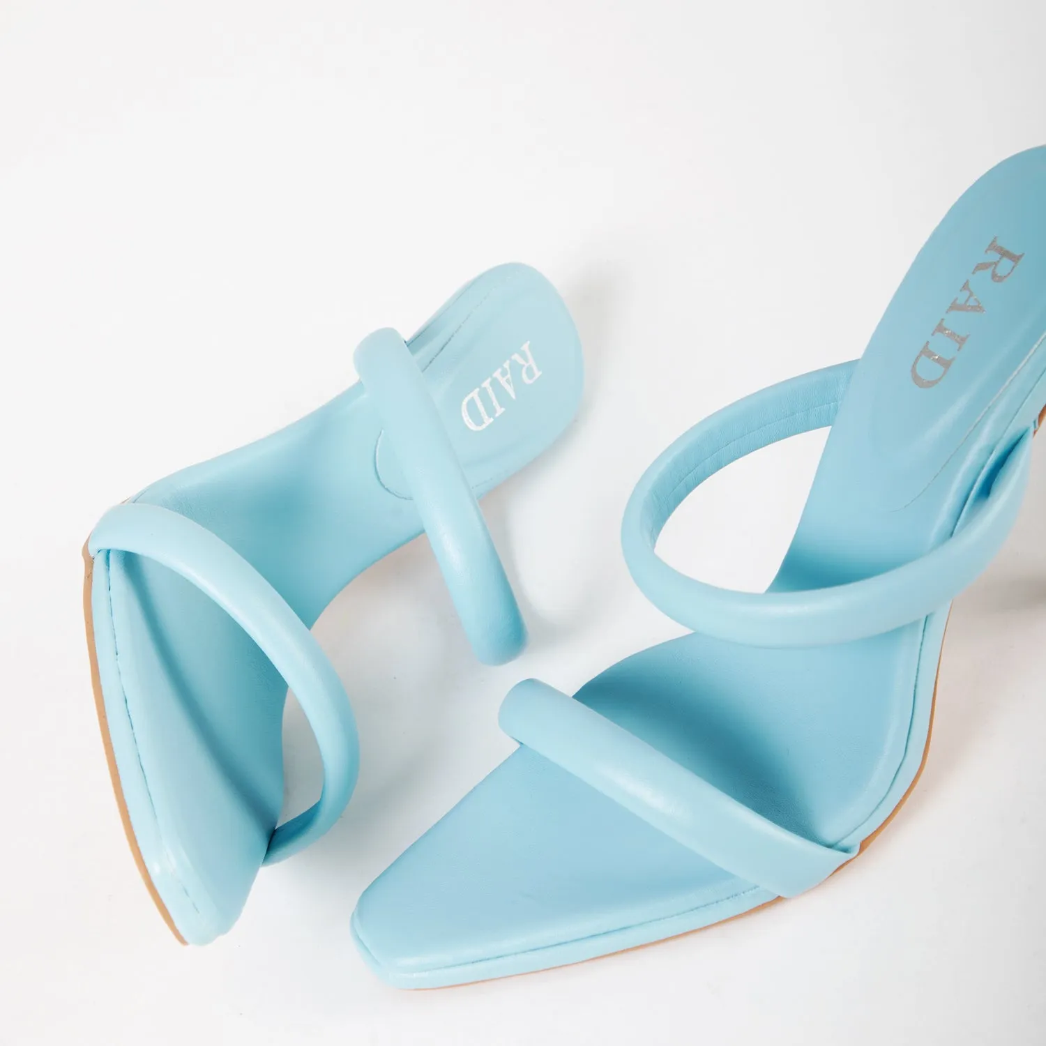 RAID Lillie Heeled Mule in Blue