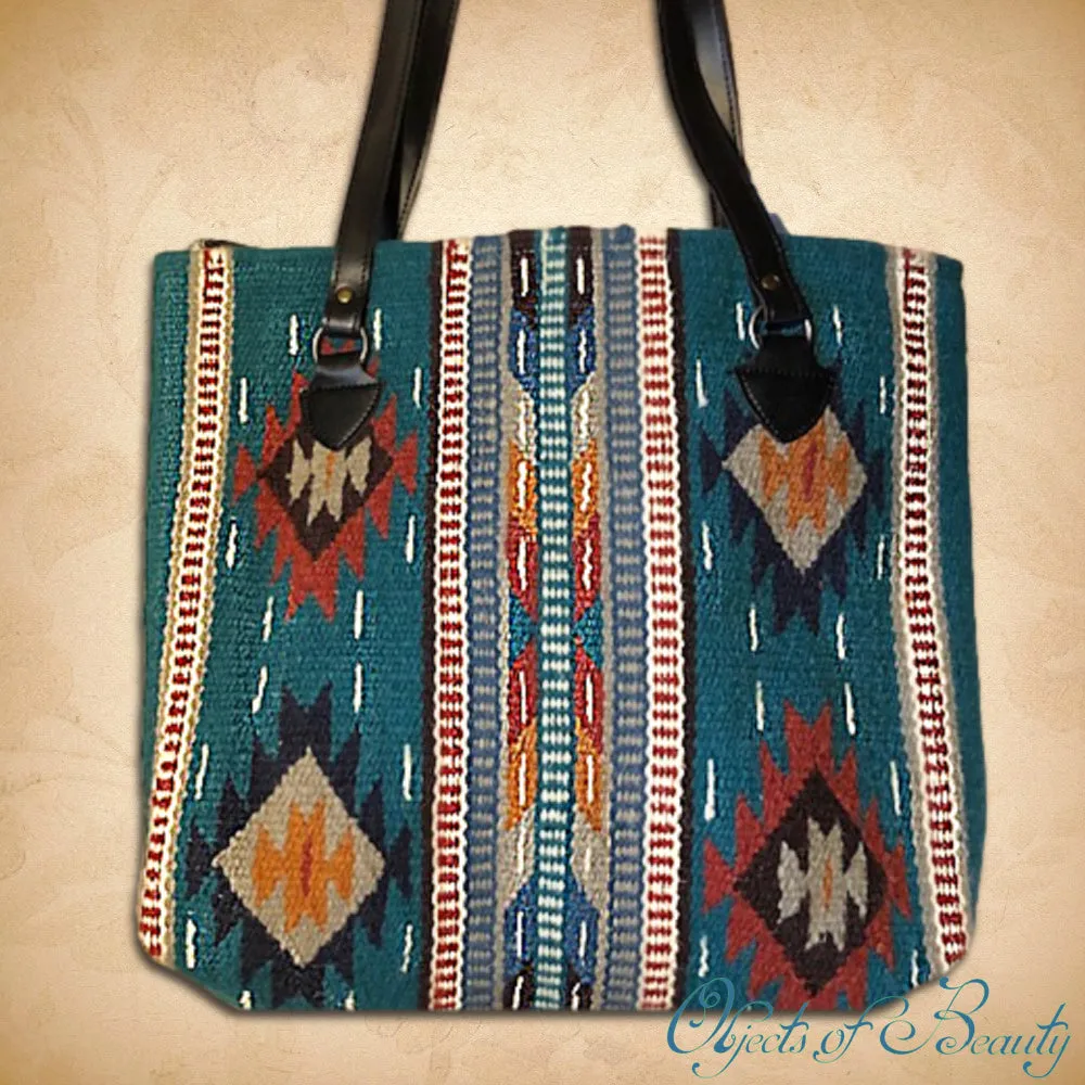 Rain Dance Southwestern Wool Tote | Yellowstone Spirit Southwestern Collection