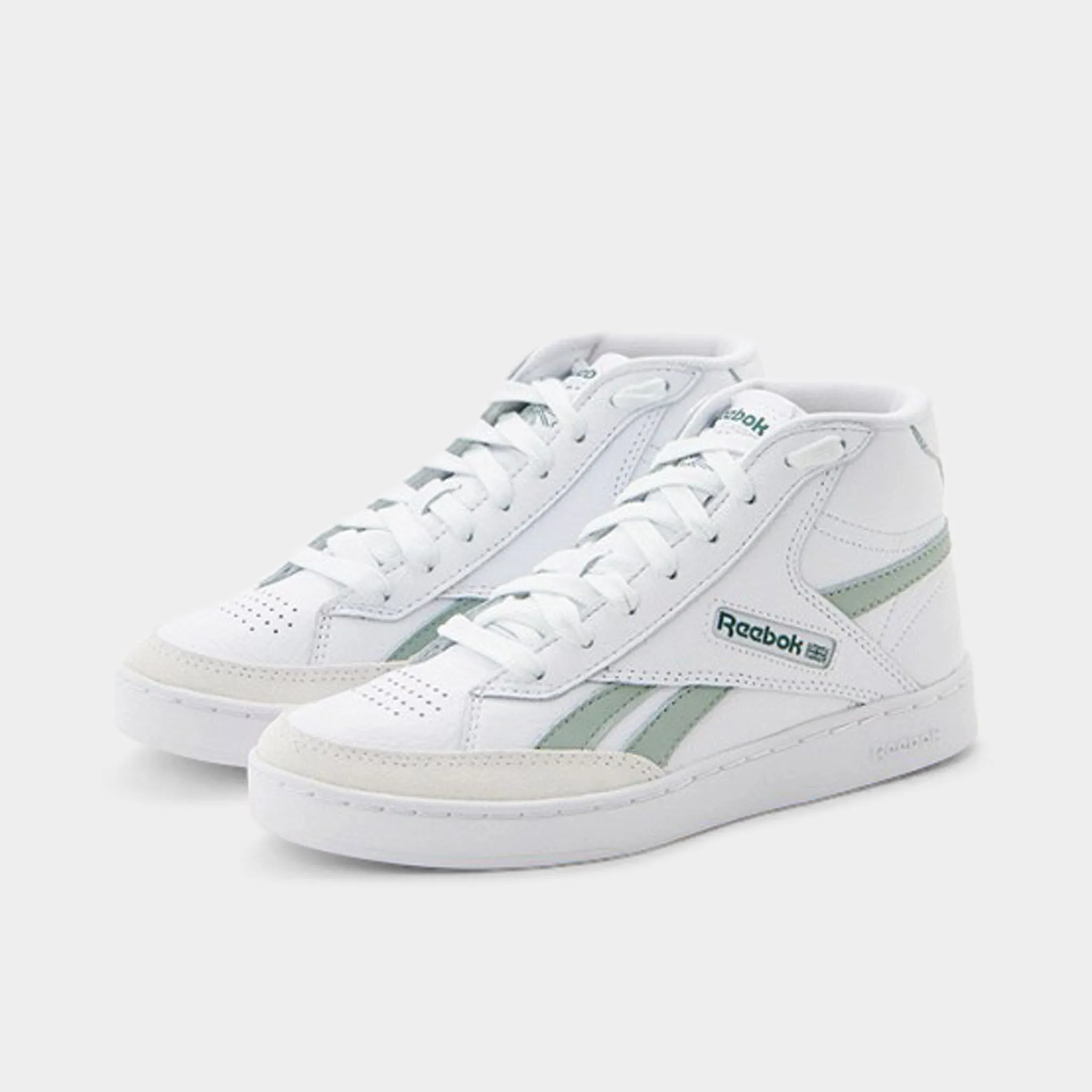 Reebok Women's Club C Form Hi White / Sea Spray - Green