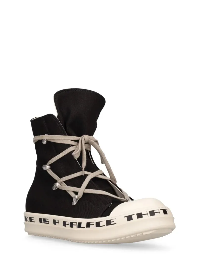 Rick Owens drkshdw High-Top Hexagram Ramones Sneakers