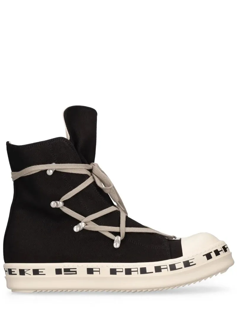 Rick Owens drkshdw High-Top Hexagram Ramones Sneakers