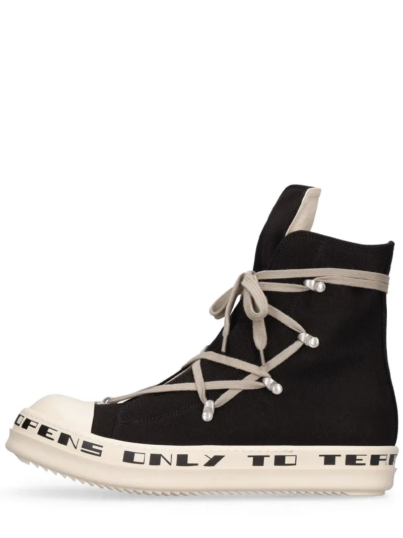 Rick Owens drkshdw High-Top Hexagram Ramones Sneakers