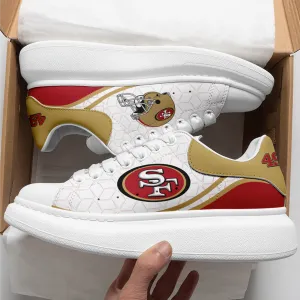 San Francisco 49ers- McQueen Shoes Unisex Fashionable Casual Shoes for Walking Comfortable and Breathable