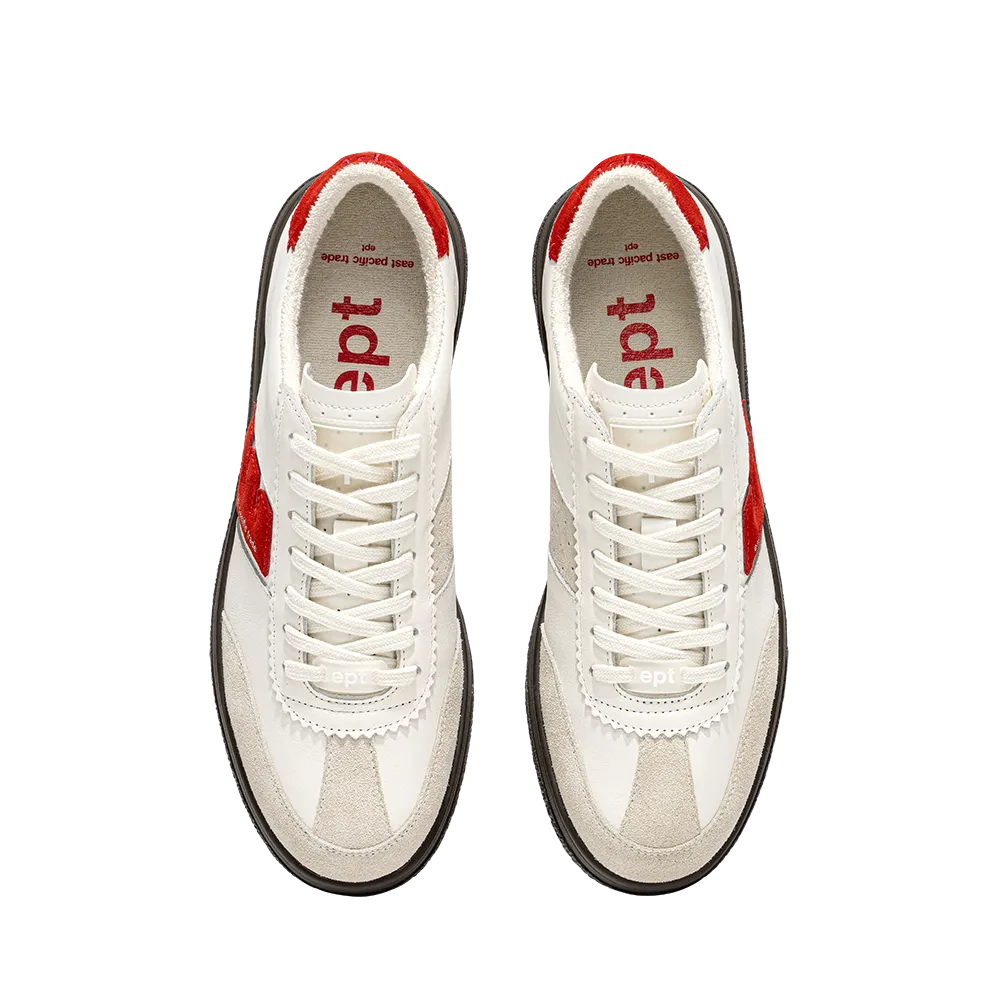 Santos (Off White/Grey/Red)