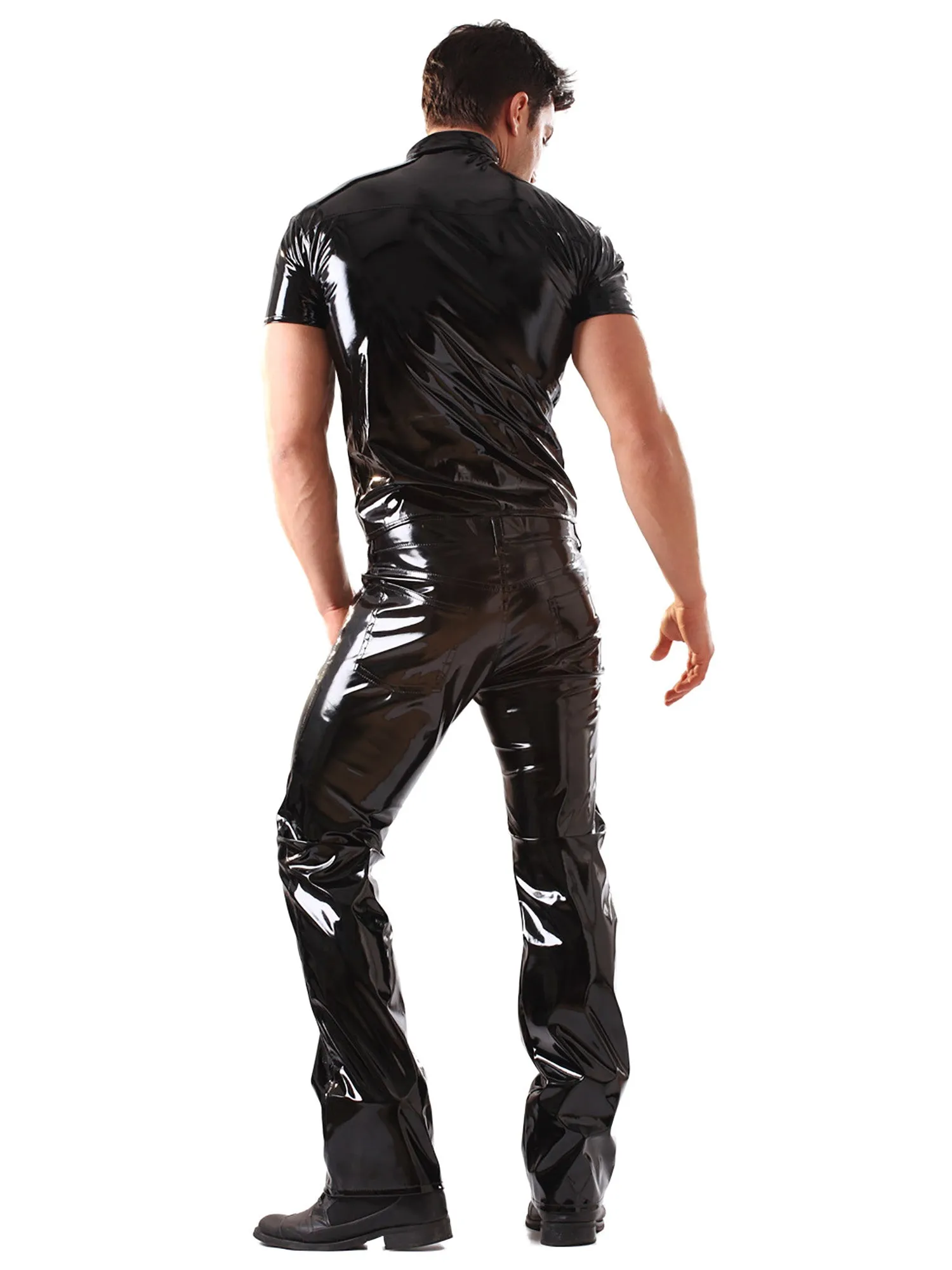 Secret Sale - PVC Male Polo Top