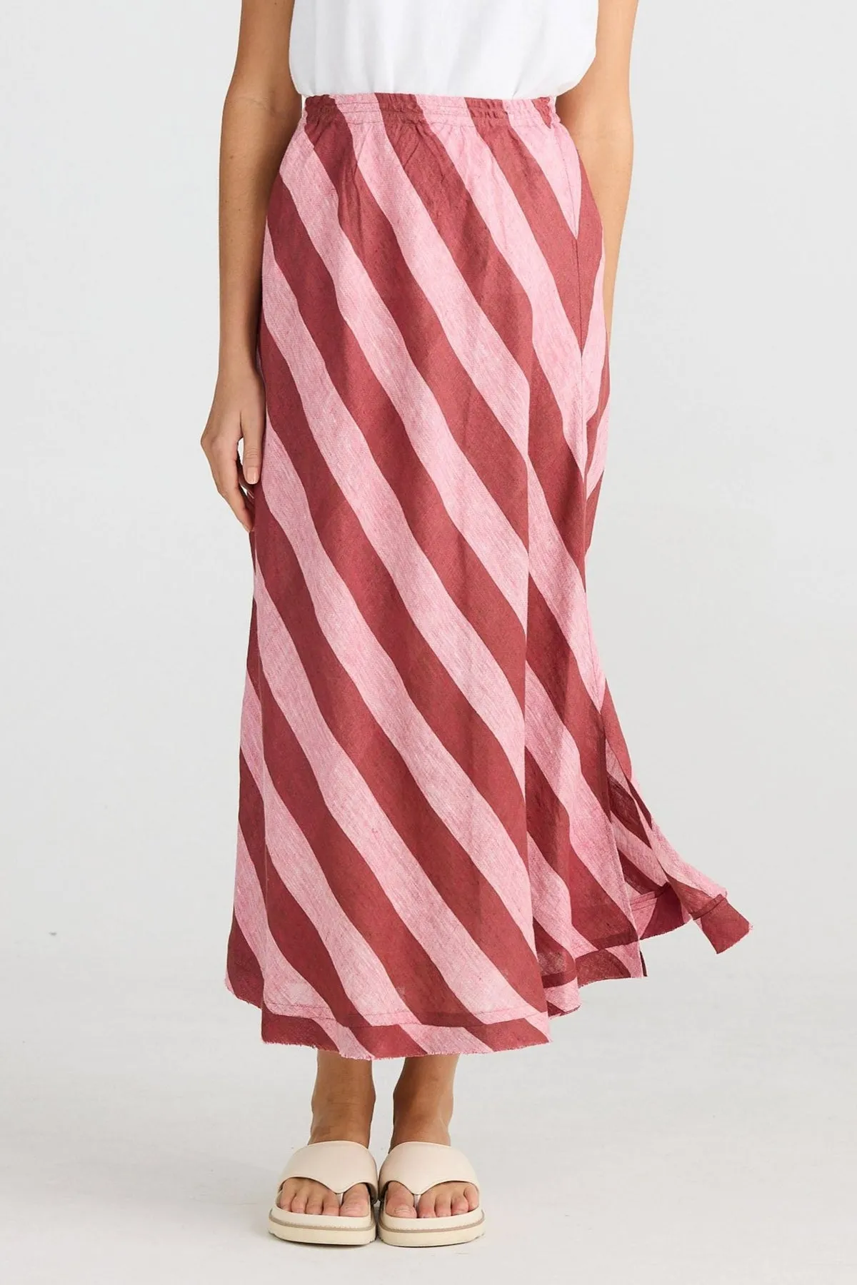 Shanty SH24226-9 Sicily Porto Stripe Skirt