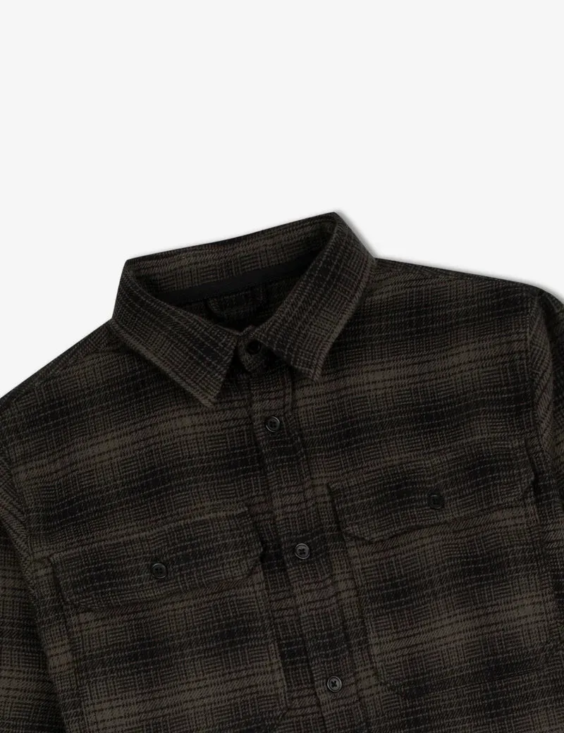 Simple | Soho Long Sleeve Shirt | Brown Check