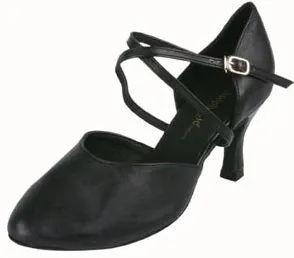 Stephanie Dance Shoes, 15006-11, Black Leather, 2” Heel