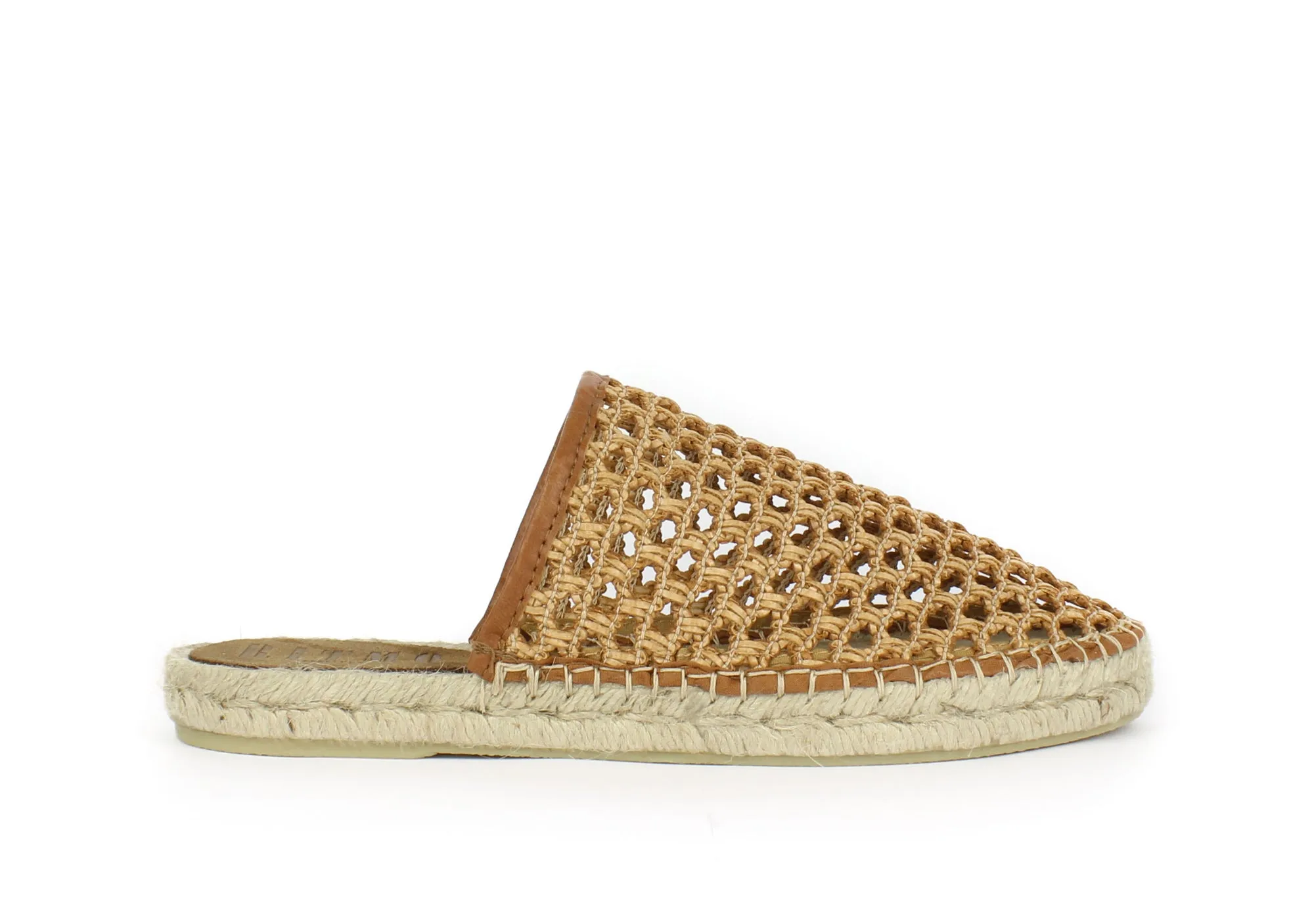 Tan Mule Woven