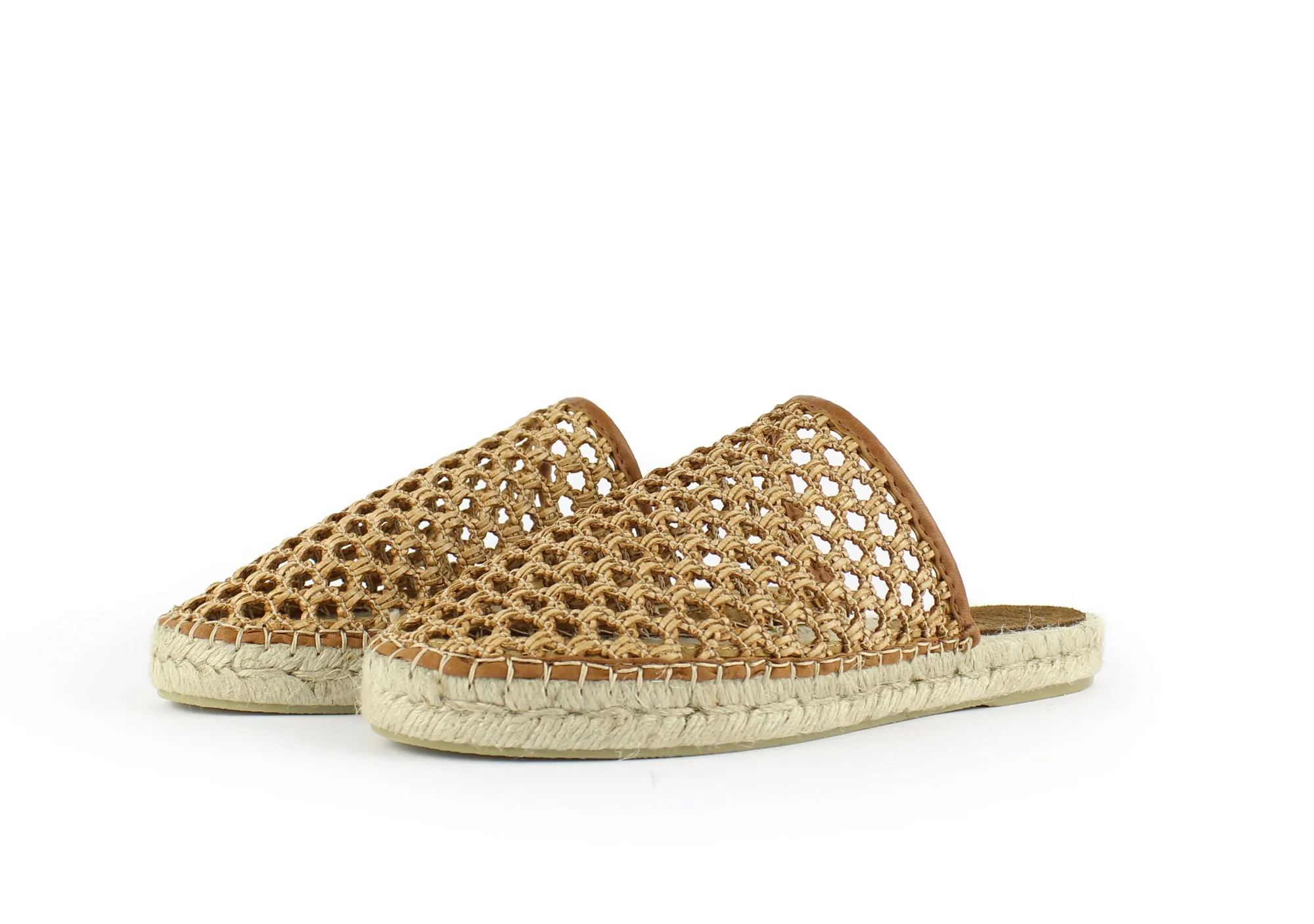 Tan Mule Woven