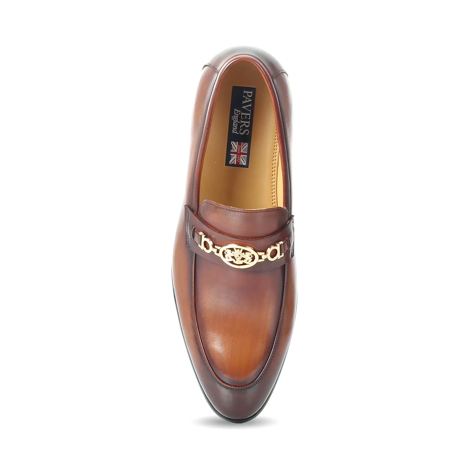 Tawny Tan formal slip on Moccasin