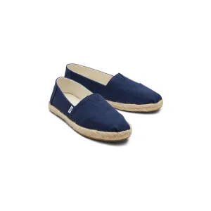 TOMS Alpargata Rope 100% Cotton Women's Navy Espadrilles