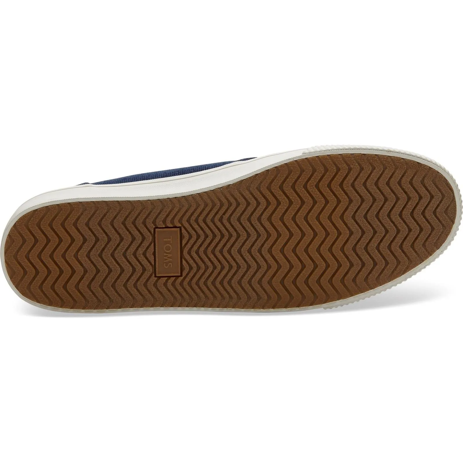 TOMS Carlo Jute Men's Navy Heritage Canvas Trainers