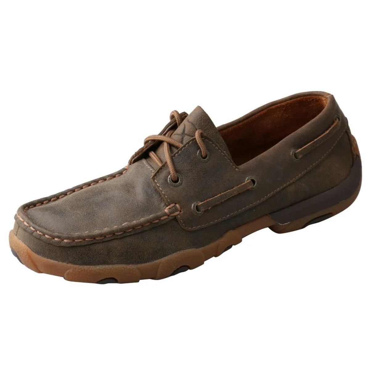 Twisted X Women's Boat Shoe Driving Moccasins