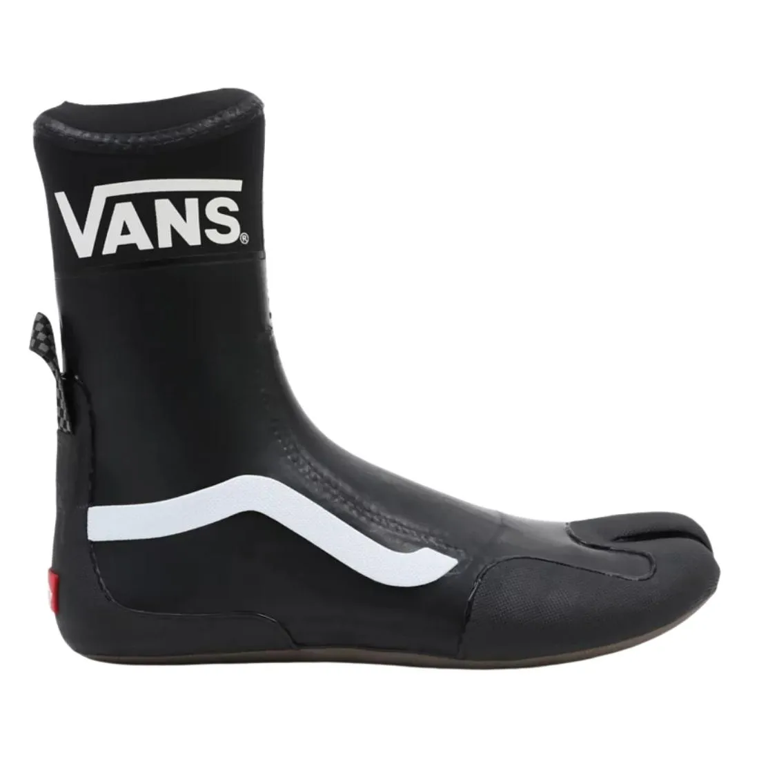 Vans 3mm Split Toe High Wetsuit Surf Boot - Black/Black