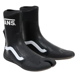 Vans 3mm Split Toe High Wetsuit Surf Boot - Black/Black