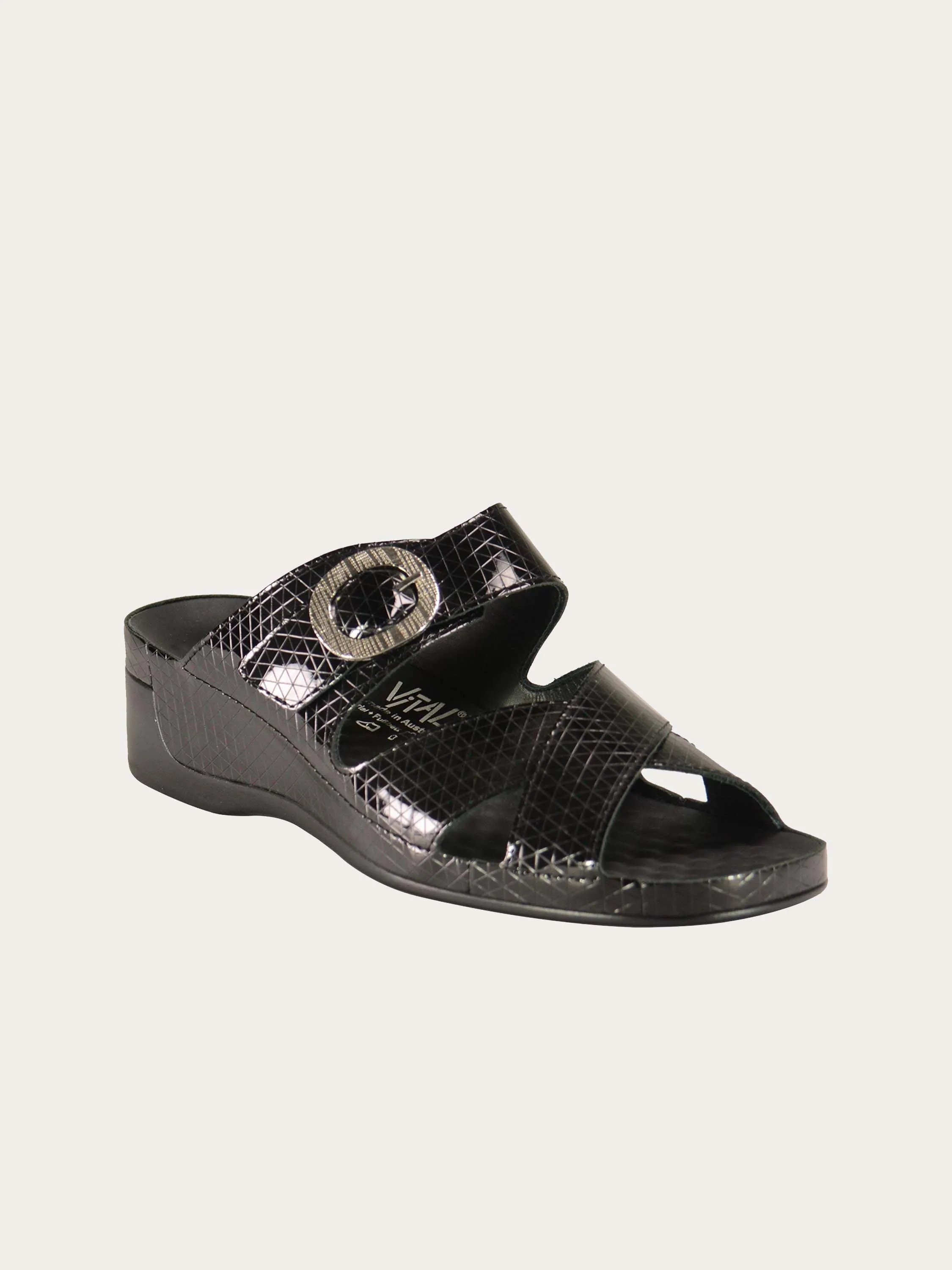 Vital Women's Round Buckle Strap Sandals