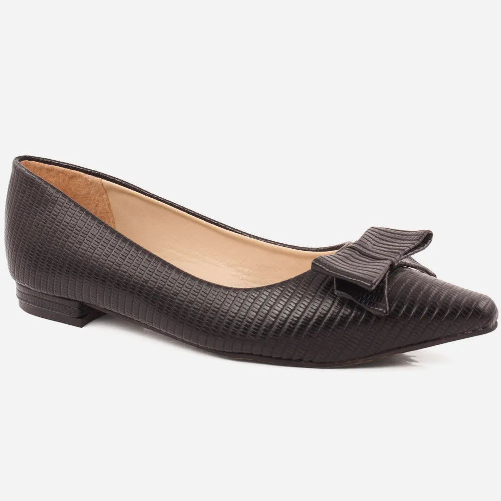 Women "Dervla" Slip On Glossy Patent Pointed Toe Shoes